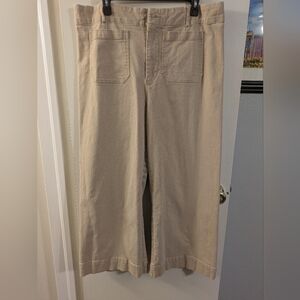 Eesome Wide Leg Cream Pants